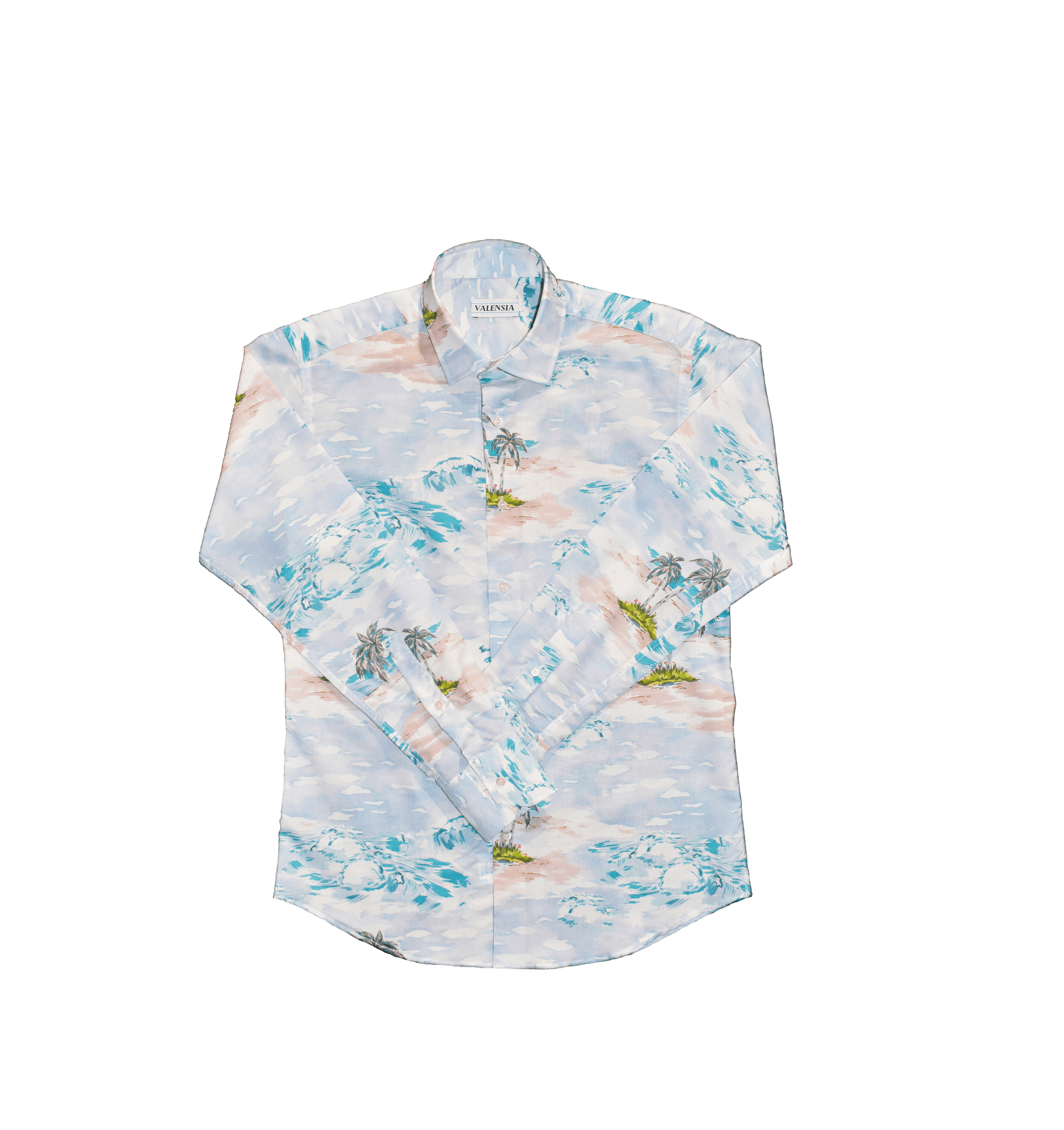 Camicia tropicale in misto lyocell e cotone - Valensia