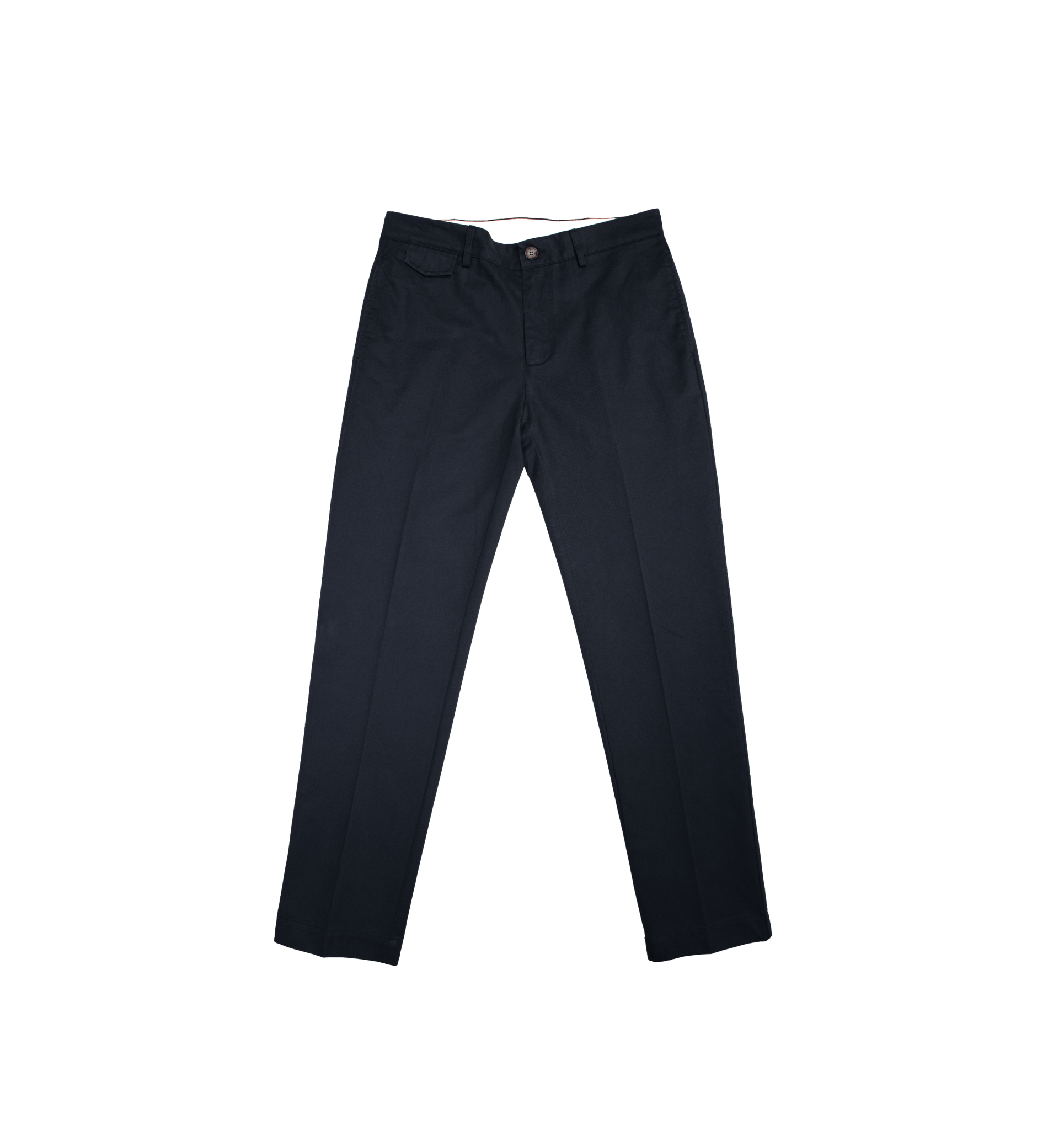 Pantalone uomo blu navy in twill di cotone - valensia