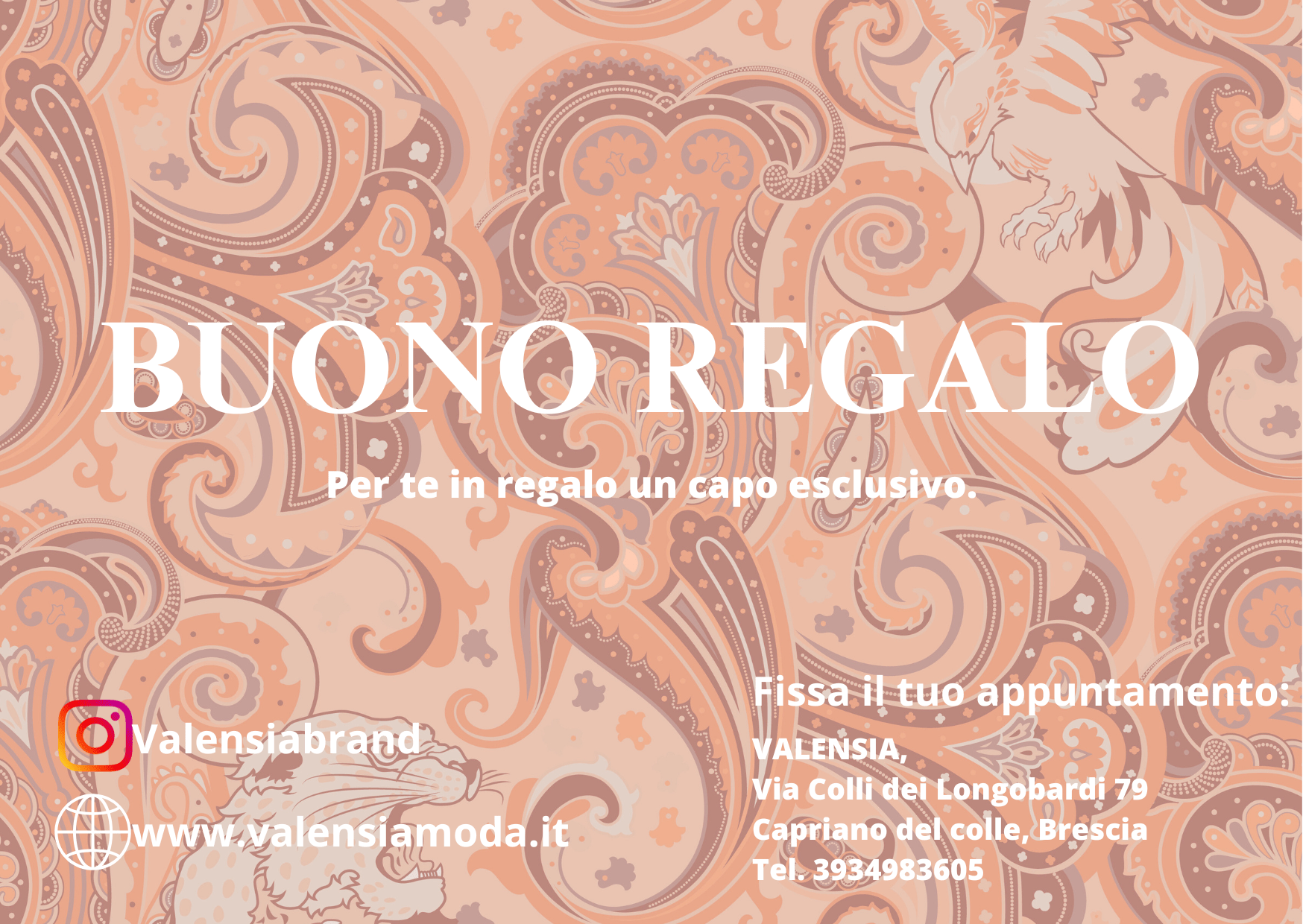 Buono regalo valensia - VALENSIA