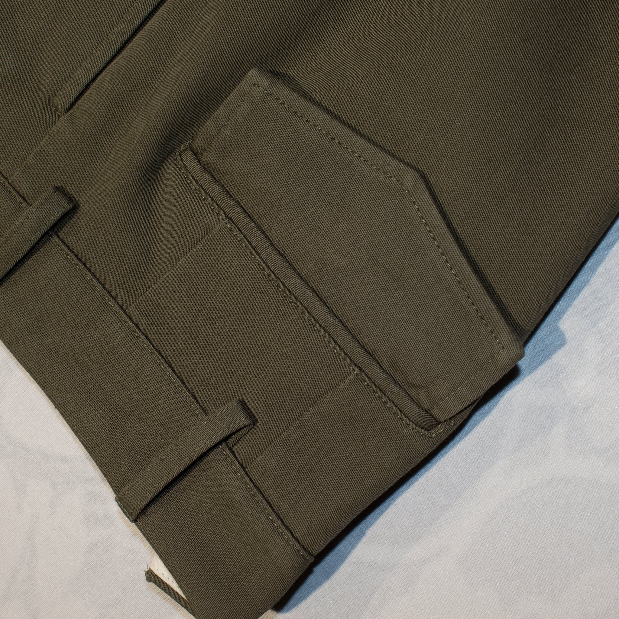 Pantalone Valensia in twill verde militare - VALENSIA