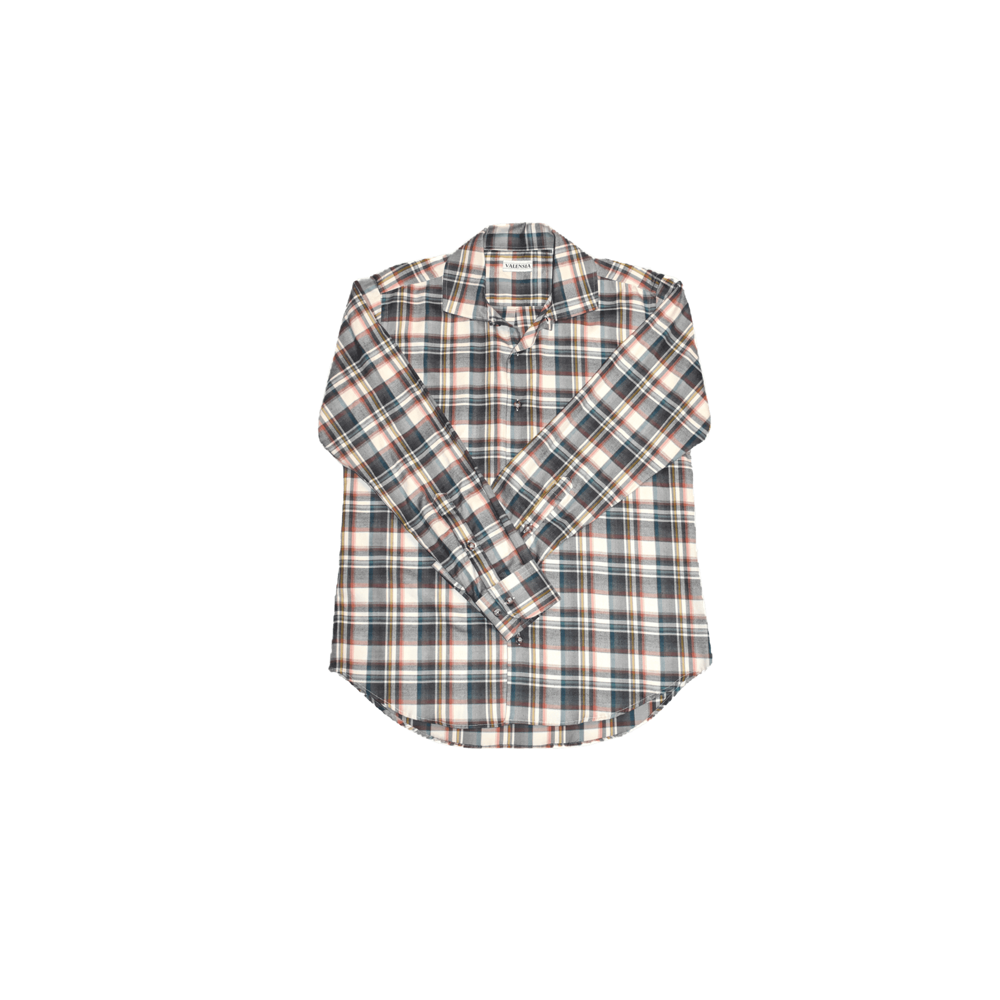 Camicia flanella a quadri sagoma davanti - VALENSIA MODA